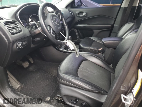 2018 Jeep Compass Altitude with VIN 3C4NJDBB8JT453120, listed as a Copart auction lot 52051085 with 87,653 mi miles and Salvage title. Bid and sale history available at DreamBid. Image 7.