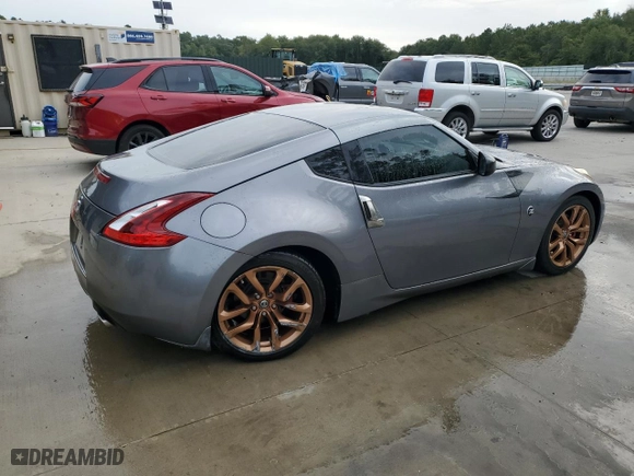 2019 Nissan 370Z Coupe with VIN JN1AZ4EH8KM422175, listed as a Copart auction lot 71169694 with 75802 miles and Salvage Title. Bid and sale history available at carsss.com. Image 3.