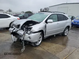 2008 Lexus RX 400h with VIN JTJGW31U482008809, listed as a Copart auction lot 43714545 with Not Provided miles and Salvage Title. Bid and sale history available at DreamBid. Image 1.