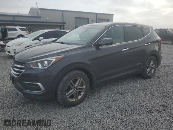 2018 Hyundai Santa Fe 2.4L with VIN 5XYZT3LB5JG561321, listed as a Copart auction lot 54839005 with 90,319 mi miles and Salvage title. Bid and sale history available at DreamBid. Image 1.