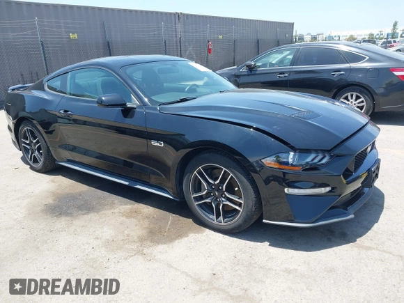 2018 Ford Mustang GT with VIN 1FA6P8CF6J5145784, listed as a IAAI auction lot 42396064 with 47,535 mi miles and . Bid and sale history available at DreamBid. Image 1.