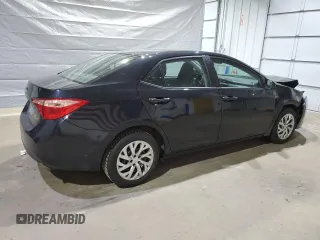 2019 Toyota Corolla L with VIN 2T1BURHE5KC185821, listed as a Copart auction lot 52613985 with 104,208 mi miles and Salvage title. Bid and sale history available at DreamBid. Image 3.