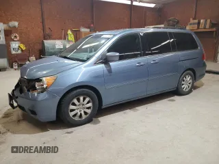 2010 Honda Odyssey EX-L with VIN 5FNRL3H74AB024287, listed as a Copart auction lot 53036175 with 217,236 mi miles and Salvage Title. Bid and sale history available at carsss.com. Image 1.