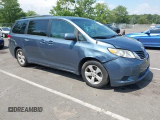 2014 Toyota Sienna LE AAS with VIN 5TDKK3DC7ES479935, listed as a IAAI auction lot 42848168 with 223,426 mi miles and . Bid and sale history available at DreamBid. Image 1.