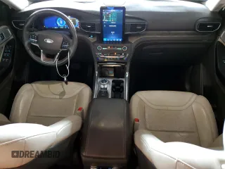 2020 Ford Explorer Platinum with VIN 1FM5K8HC8LGA41089, listed as a Copart auction lot 45485495 with 45,237 mi miles and Salvage Title. Bid and sale history available at carsss.com. Image 8.