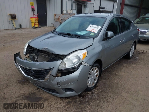 2014 Nissan Versa SV with VIN 3N1CN7AP3EL838748, listed as a IAAI auction lot 42079855 with 165,329 mi miles and . Bid and sale history available at carsss.com. Image 17.