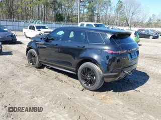 2022 Land Rover Range Rover Evoque R-Dynamic S with VIN SALZT2FX2NH164074, listed as a IAAI auction lot 41695522 with 24,643 mi miles. Bid and sale history available at carsss.com. Image 3.