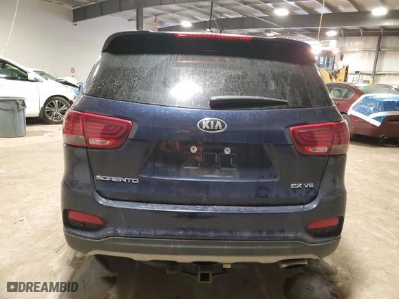 2020 Kia Sorento EX V6 with VIN 5XYPHDA54LG637836, listed as a Copart auction lot 45703055 with 68,980 mi miles and Salvage Title. Bid and sale history available at carsss.com. Image 6.