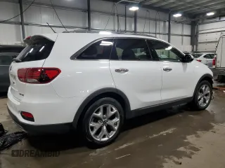2019 Kia Sorento EX Sport V6 with VIN 5XYPH4A57KG610547, listed as a Copart auction lot 89099865 with 41,738 mi miles and Salvage Title. Bid and sale history available at carsss.com. Image 3.