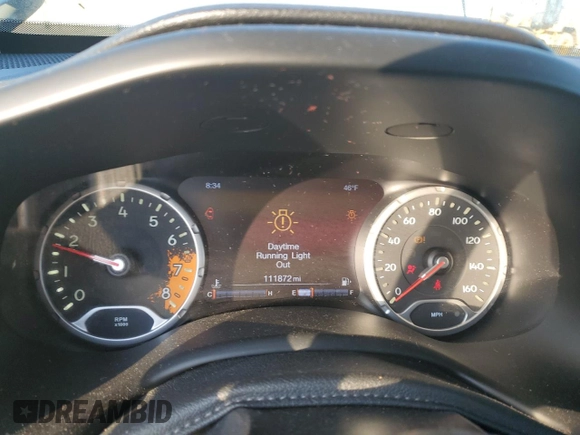 2017 Jeep Renegade Altitude with VIN ZACCJABH5HPE89956, listed as a Copart auction lot 85488764 with 111,872 mi miles and Salvage title. Bid and sale history available at DreamBid. Image 9.