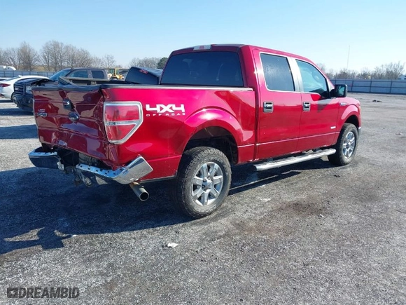 2013 Ford F-150 XL with VIN 1FTFW1ET8DKF83168, listed as a IAAI auction lot 41240698 with 144,977 mi miles. Bid and sale history available at carsss.com. Image 4.