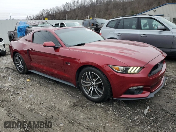 2016 Ford Mustang GT with VIN 1FA6P8CF6G5211047, listed as a Copart auction lot 43239055 with 65,146 mi miles and Salvage Title. Bid and sale history available at carsss.com. Image 4.