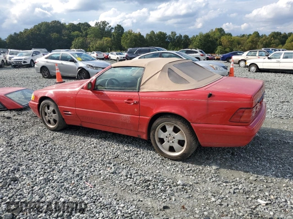 1999 Mercedes-Benz SL-Class with VIN WDBFA68F0XF183781, listed as a Copart auction lot 73665464 with 69,046 mi miles and Clean Title. Bid and sale history available at carsss.com. Image 2.