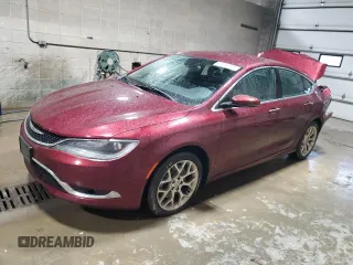2016 Chrysler 200 C with VIN 1C3CCCEG3GN135759, listed as a Copart auction lot 86596924 with 101,063 mi miles and Salvage Title. Bid and sale history available at carsss.com. Image 1.