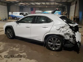 2021 Lexus UX with VIN JTHR9JBH4M2039642, listed as a Copart auction lot 46328815 with 17,251 mi miles and Salvage Title. Bid and sale history available at carsss.com. Image 2.
