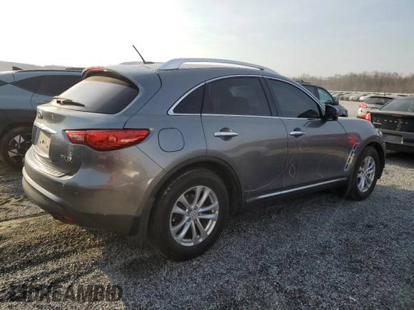 2013 Infiniti FX with VIN JN8CS1MU7DM142343, listed as a Copart auction lot 49044635 with 182,106 mi miles and Salvage Title. Bid and sale history available at carsss.com. Image 3.