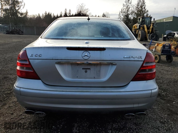 2005 Mercedes-Benz E-Class 5.5L AMG with VIN WDBUF76J55A775449, listed as a Copart auction lot 48429765 with 0 mi miles and Salvage Title. Bid and sale history available at carsss.com. Image 6.