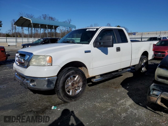 2008 Ford F-150 XLT with VIN 1FTPX14V58KB23282, listed as a Copart auction lot 88642945 with 345,542 mi miles and Salvage Title. Bid and sale history available at carsss.com. Image 1.