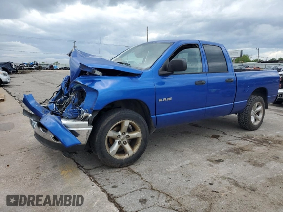 2008 Dodge 1500 SLT z VIN 1D7HA18NX8J112676, wystawiony jako Copart lot #54801635 z przebiegiem 196 758 mil mil oraz Szkoda całkowita • Salvage title. Historia ofert i sprzedaży dostępna na DreamBid. Obrazek 1.