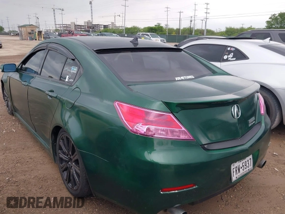 2012 Acura TL Tech Auto with VIN 19UUA9F56CA006245, listed as a IAAI auction lot 42111518 with 198,156 mi miles. Bid and sale history available at carsss.com. Image 3.
