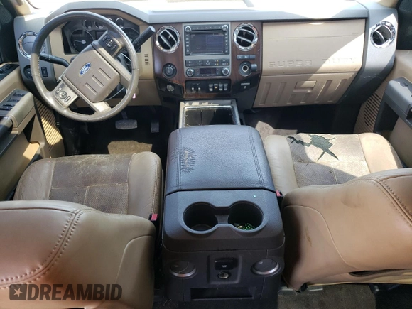2011 Ford F-250 XL with VIN 1FT7W2BT6BEA84458, listed as a Copart auction lot 62356755 with 225,964 mi miles and Salvage title. Bid and sale history available at DreamBid. Image 8.