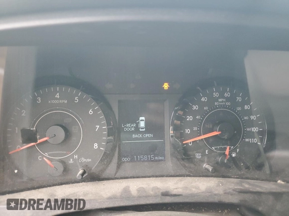 2015 Toyota Sienna L with VIN 5TDZK3DC5FS634370, listed as a Copart auction lot 63488005 with 115,815 mi miles and Salvage title. Bid and sale history available at DreamBid. Image 9.