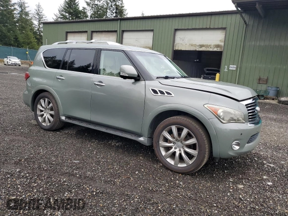2012 Infiniti QX56 7-passenger z VIN JN8AZ2NE6C9021661, wystawiony jako Copart lot #54956795 z przebiegiem 106 037 mil mil oraz Tytuł czysty. Historia ofert i sprzedaży dostępna na DreamBid. Obrazek 4.