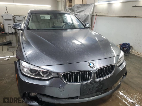 2015 BMW 4 Series 435i xDrive with VIN WBA4B3C51FD670000, listed as a Copart auction lot 50368955 with 75,880 mi miles and Salvage Title. Bid and sale history available at DreamBid. Image 5.