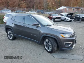 2021 Jeep Compass Limited with VIN 3C4NJCCB3MT597123, listed as a Copart auction lot 78966514 with 64,205 mi miles and Salvage Title. Bid and sale history available at carsss.com. Image 4.
