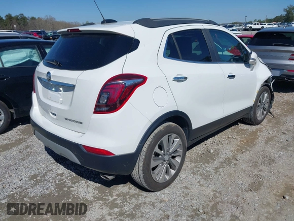 2019 Buick Encore Preferred with VIN KL4CJASB8KB879134, listed as a IAAI auction lot 41862945 with 71,699 mi miles. Bid and sale history available at carsss.com. Image 4.