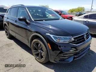 2024 Volkswagen Tiguan SE R-Line Black с VIN 3VV8B7AX6RM170005, выставлен на аукционе Copart как лот 55438145 с пробегом 14 149 миль миль и Списание • Salvage title. История ставок и продаж доступна на DreamBid. Изображение 4.