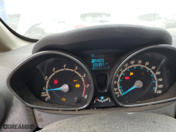 2018 Ford Fiesta SE with VIN 3FADP4EJ0JM127597, listed as a Copart auction lot 53128475 with 105,397 mi miles and Clean Title. Bid and sale history available at carsss.com. Image 9.