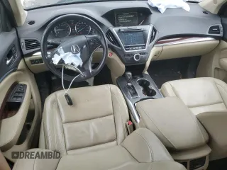 2014 Acura MDX Technology with VIN 5FRYD4H45EB033296, listed as a Copart auction lot 69706004 with 110,288 mi miles and Salvage title. Bid and sale history available at DreamBid. Image 8.