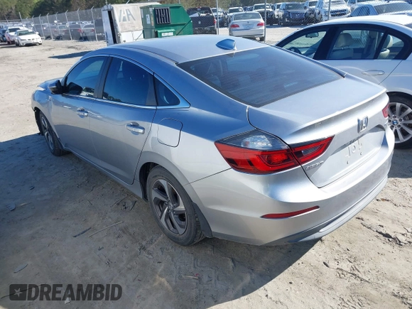 2019 Honda Insight EX with VIN 19XZE4F58KE032529, listed as a IAAI auction lot 41856313 with 59,109 mi miles and . Bid and sale history available at carsss.com. Image 3.