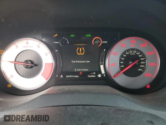 2020 Acura RDX w/A-Spec Pkg with VIN 5J8TC2H67LL020968, listed as a Copart auction lot 69021854 with 67,874 mi miles and Salvage Title. Bid and sale history available at DreamBid. Image 9.