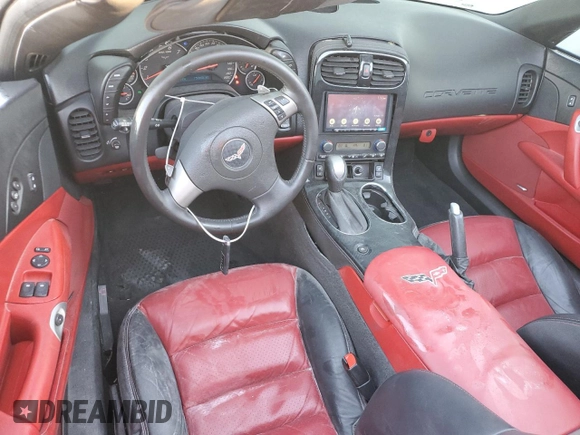 2008 Chevrolet Corvette with VIN 1G1YY26W785121604, listed as a Copart auction lot 49586615 with 75,865 mi miles and Salvage Title. Bid and sale history available at carsss.com. Image 8.