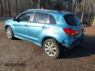 2012 Mitsubishi Outlander Sport SE with VIN JA4AP4AU7CZ005523, listed as a IAAI auction lot 41499056 with 108,342 mi miles. Bid and sale history available at carsss.com. Image 3.