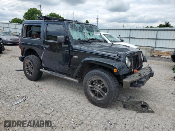 2017 Jeep Wrangler Arctic with VIN 1C4GJWBGXHL564659, listed as a Copart auction lot 58216955 with 34,394 mi miles and Salvage title. Bid and sale history available at DreamBid. Image 4.