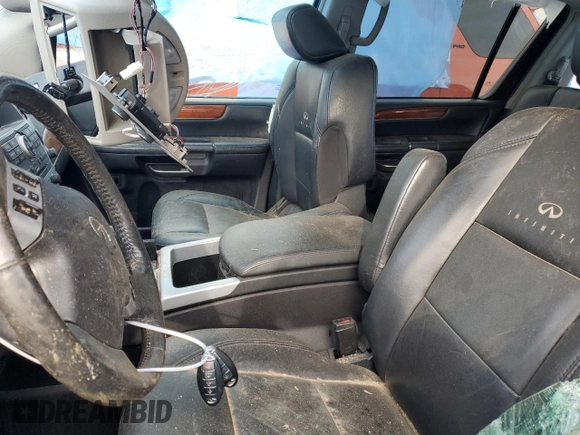 2009 Infiniti QX56 with VIN 5N3AA08C79N902566, listed as a Copart auction lot 47442555 with 125,860 mi miles and Non Repairable. Bid and sale history available at carsss.com. Image 7.