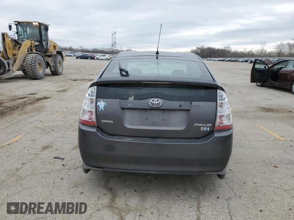 2008 Toyota Prius with VIN JTDKB20U883433531, listed as a Copart auction lot 50938975 with 0 mi miles and Salvage Title. Bid and sale history available at carsss.com. Image 6.