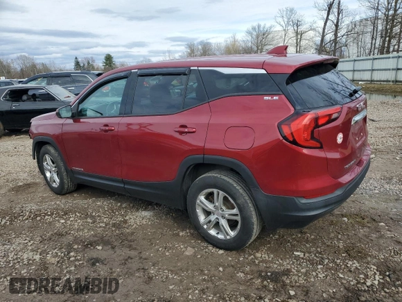 2018 GMC Terrain SLE with VIN 3GKALMEV0JL165014, listed as a Copart auction lot 51805525 with 73,020 mi miles and Salvage Title. Bid and sale history available at DreamBid. Image 2.