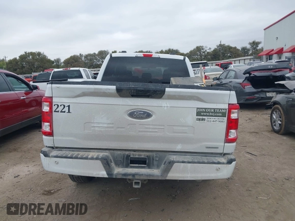2023 Ford F-150 XL with VIN 1FTEX1CP9PKD57496, listed as a IAAI auction lot 40744859 with 56,487 mi miles and . Bid and sale history available at DreamBid. Image 16.