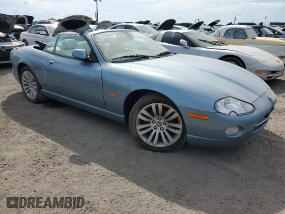 2006 Jaguar XK8 with VIN SAJDA42CX62A45610, listed as a Copart auction lot 75286034 with Not Provided miles and Salvage Title. Bid and sale history available at carsss.com. Image 4.
