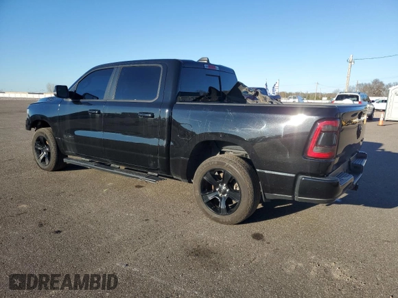 2019 Ram 1500 Big Horn/Lone Star with VIN 1C6RRFFG1KN814823, listed as a Copart auction lot 80567494 with 70,659 mi miles and Salvage Title. Bid and sale history available at carsss.com. Image 2.