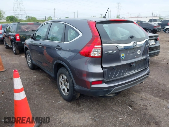 2015 Honda CR-V LX with VIN 5J6RM4H38FL042550, listed as a IAAI auction lot 42119148 with 204,104 mi miles and . Bid and sale history available at DreamBid. Image 3.