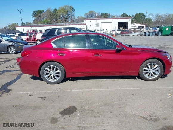 2015 Infiniti Q50 with VIN JN1BV7AR6FM420284, listed as a IAAI auction lot 41795605 with 160,353 mi miles. Bid and sale history available at carsss.com. Image 13.
