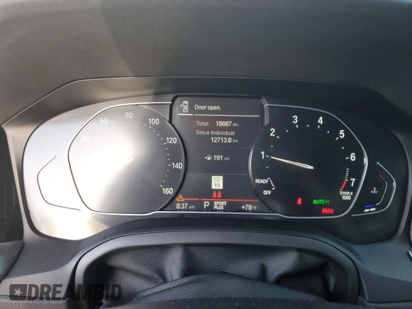 2022 BMW 2 Series M240i xDrive with VIN 3MW53CM09N8C50310, listed as a Copart auction lot 49436413 with 18,687 mi miles. Bid and sale history available at carsss.com. Image 9.