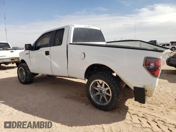 2010 Ford F-150 XL with VIN 1FTFX1CV2AFB26894, listed as a Copart auction lot 45050105 with 211,770 mi miles and Salvage Title. Bid and sale history available at carsss.com. Image 2.