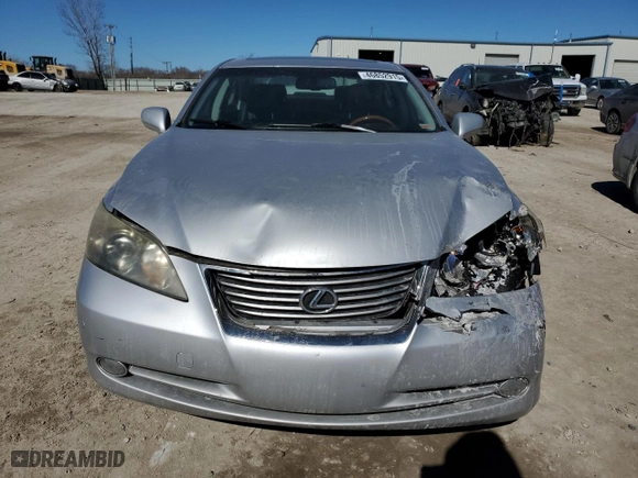 2008 Lexus ES 350 with VIN JTHBJ46G382184057, listed as a Copart auction lot 46852915 with 156,848 mi miles and Salvage Title. Bid and sale history available at carsss.com. Image 5.