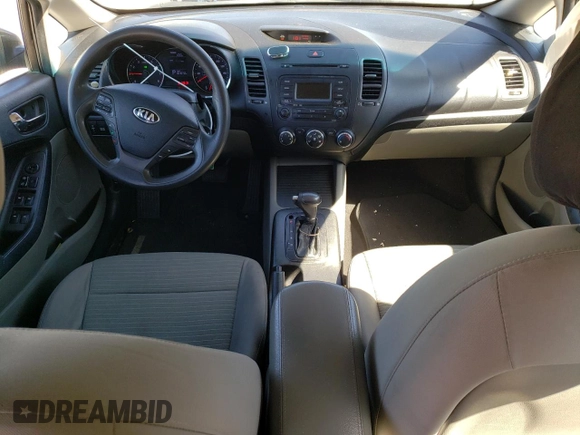 2015 Kia Forte LX with VIN KNAFX4A68F5334379, listed as a Copart auction lot 46833825 with 181,072 mi miles and Salvage Title. Bid and sale history available at DreamBid. Image 8.